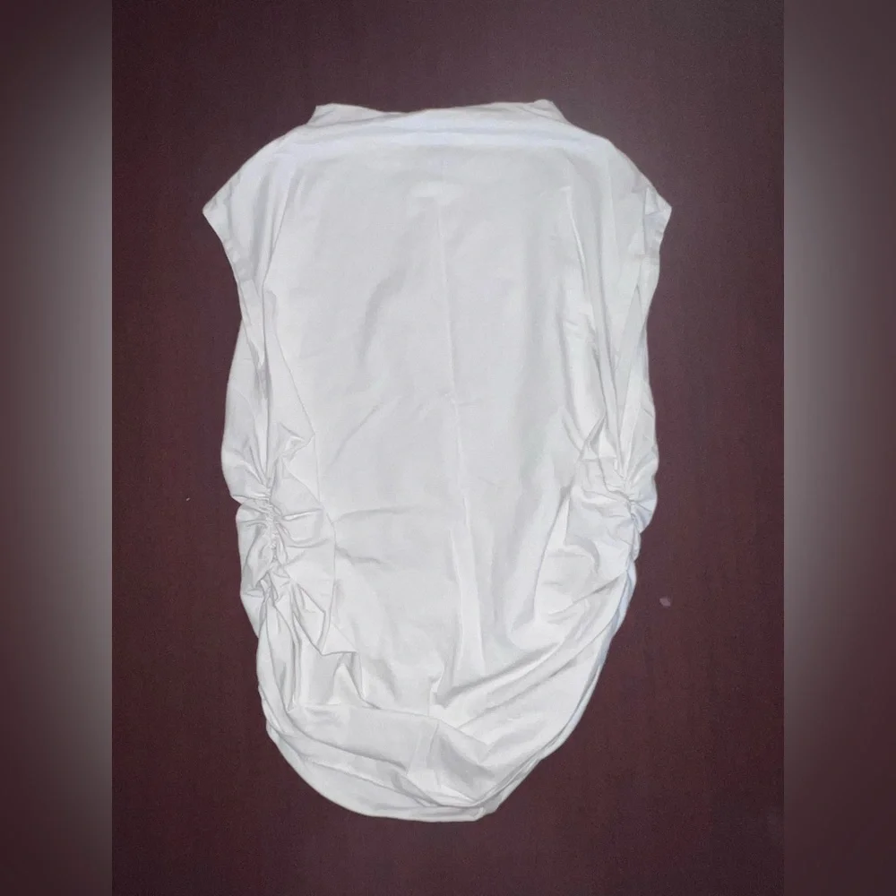 Anthropologie Maeve white Sleeveless Top - Picture 4 of 4